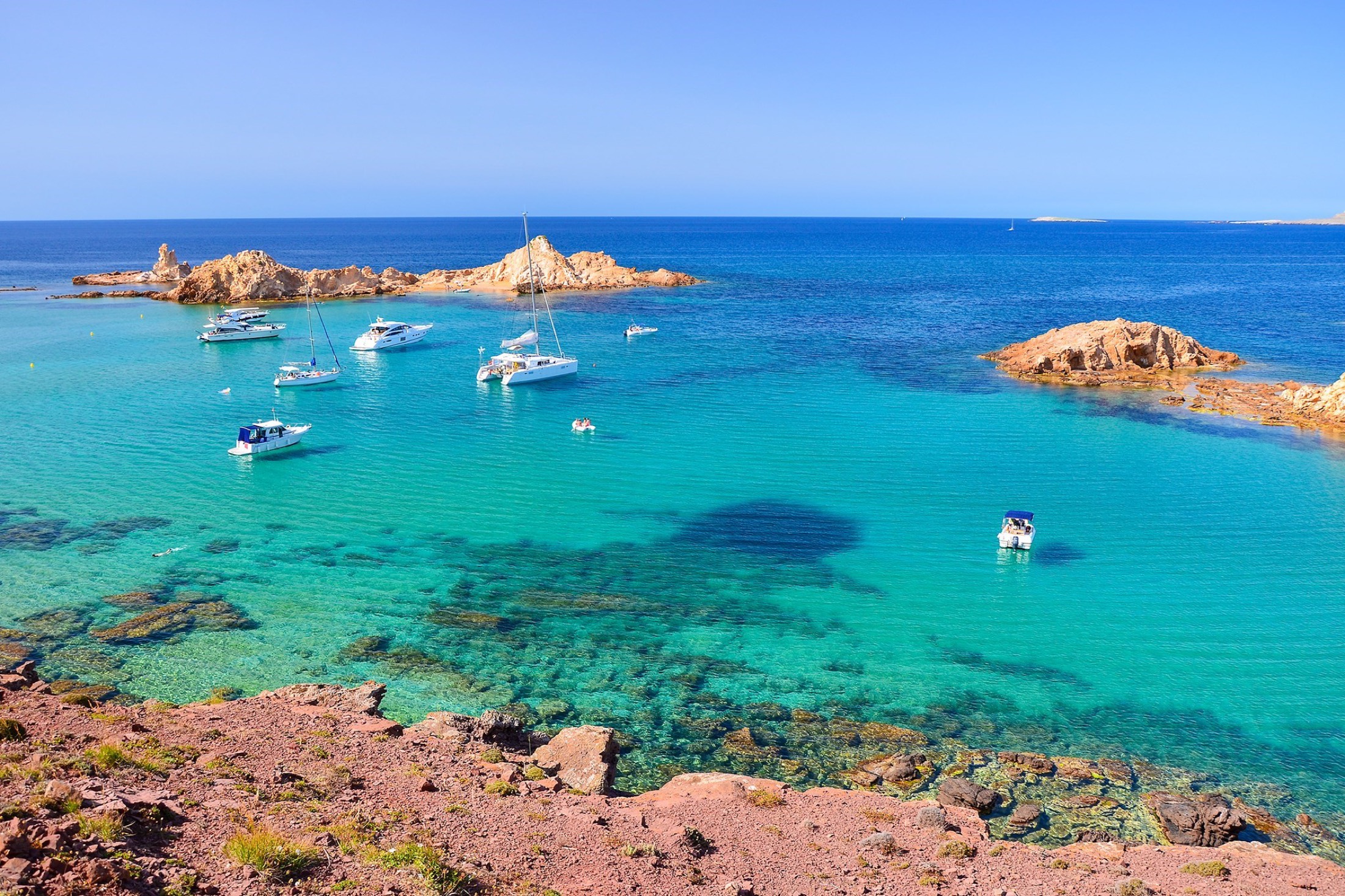 Cala Pregonda, on Menorca's north coast